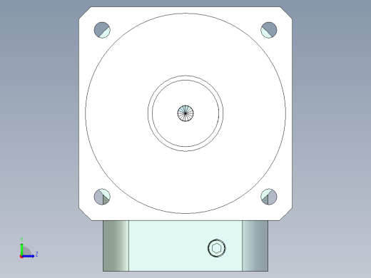 直齿ZPLX240-L1 35-114.3-200-M12.stp左视缩略图