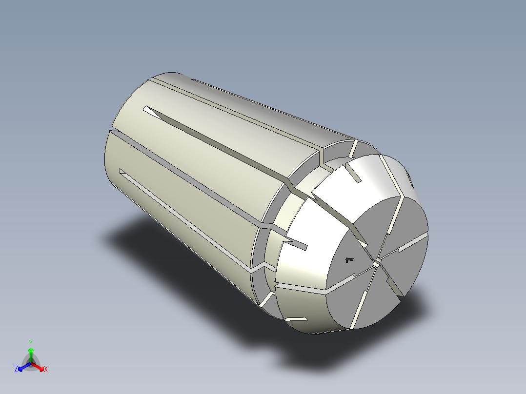 筒夹 ER16主视图