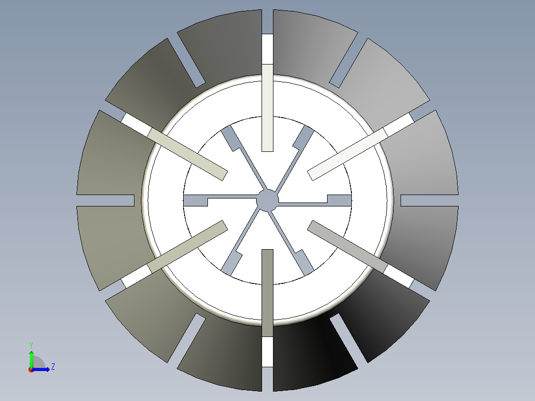 筒夹 ER16左视图