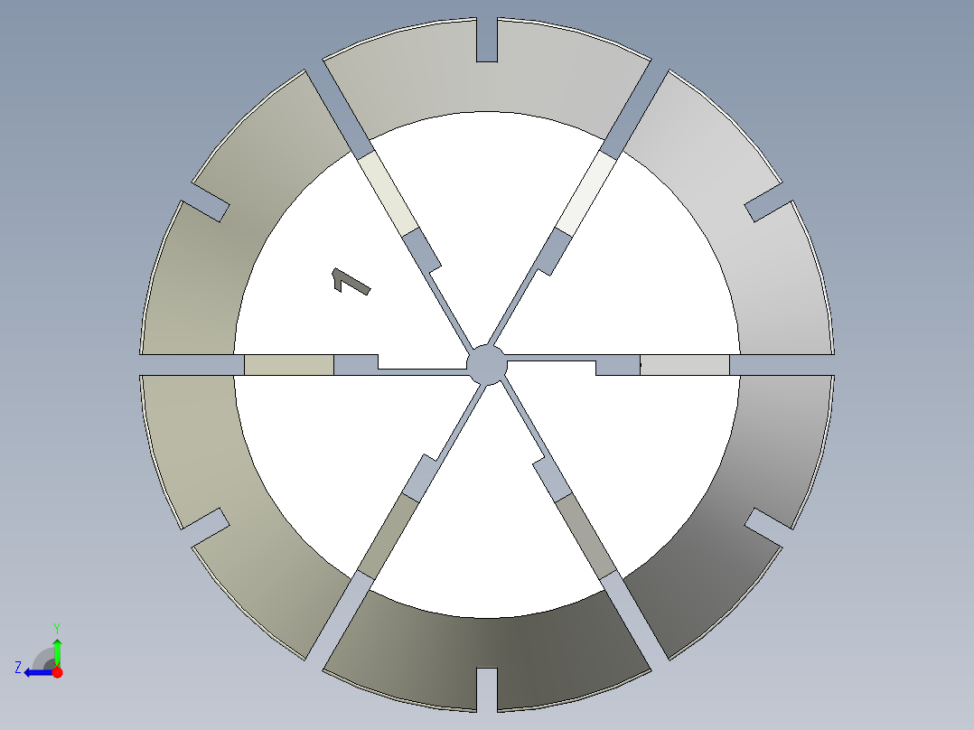 筒夹 ER16右视图