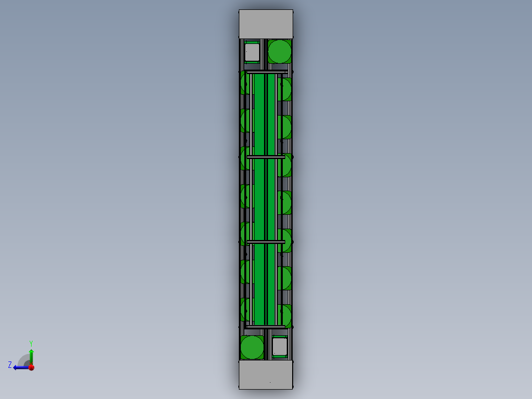 左右循环倍数链线sw21可编辑右视图