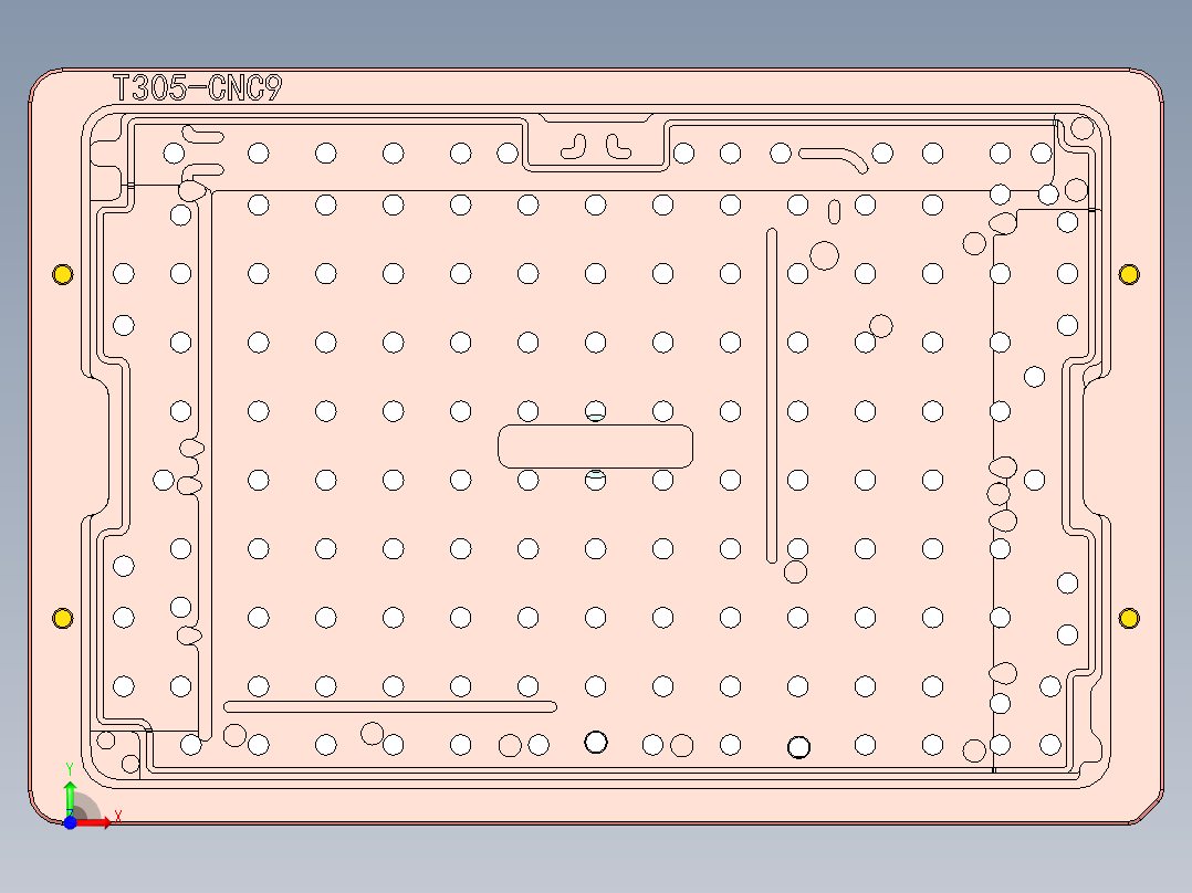 T305-CNC9笔记本CNC工装夹具三维模型-0528前视图