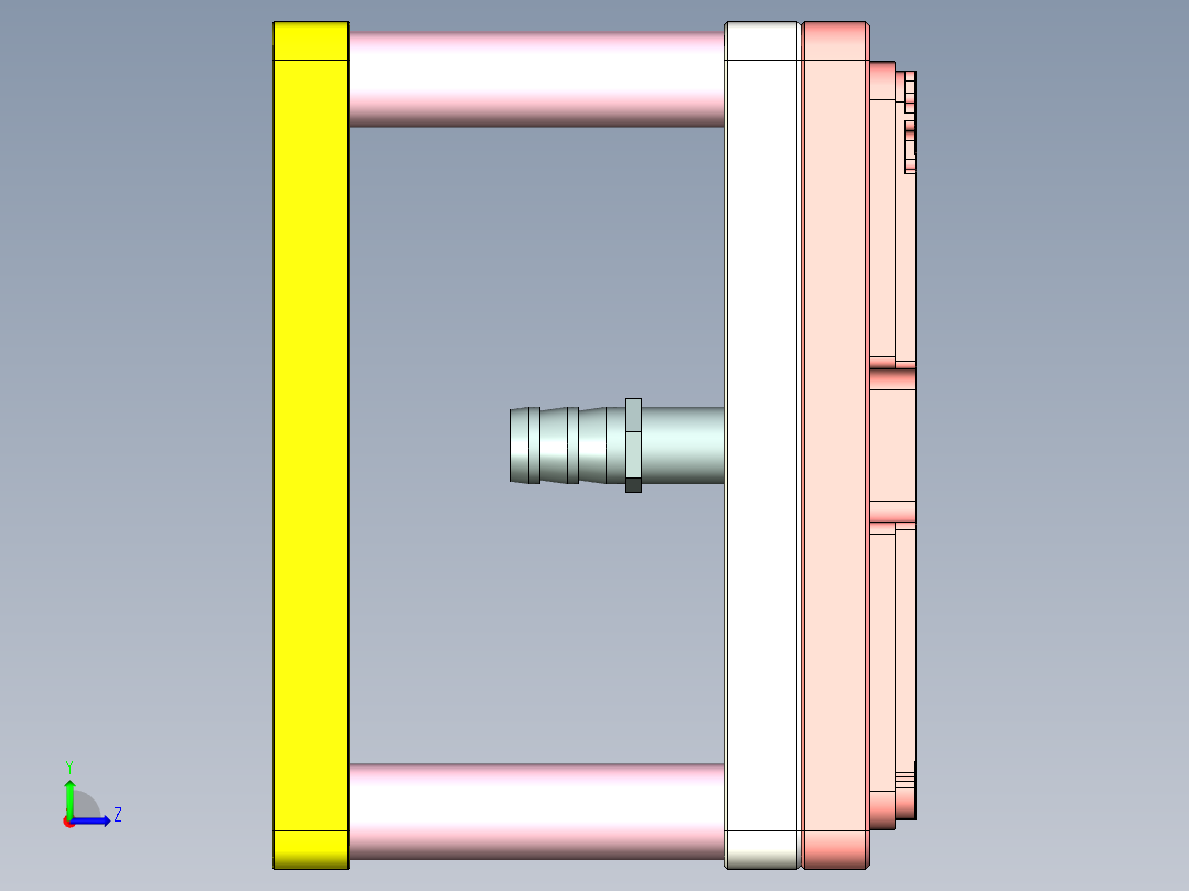 T305-CNC9笔记本CNC工装夹具三维模型-0528左视图