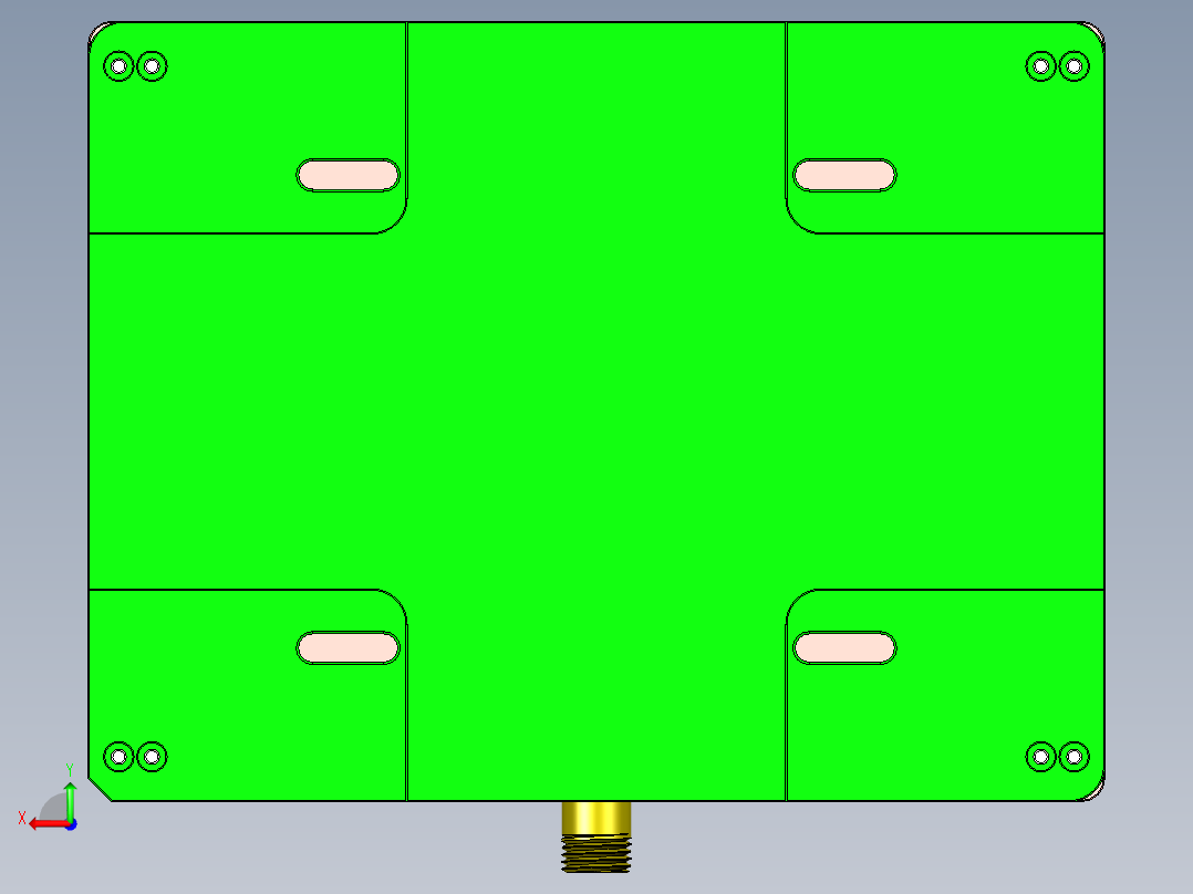 REACHER-C-笔记本CNC工装夹具三维模型cnc3后视图