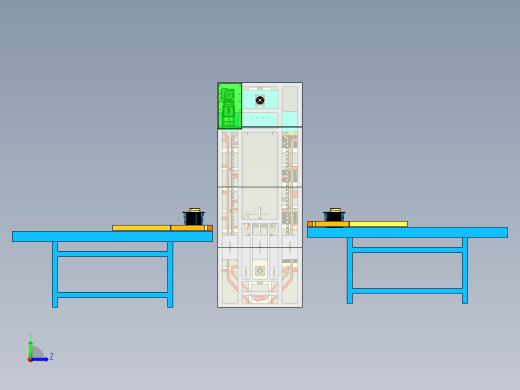 吊篮提升机Catia左视缩略图