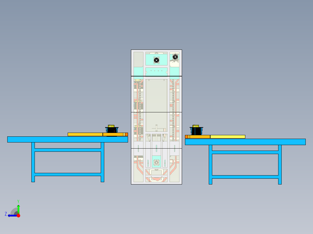 吊篮提升机Catia右视图