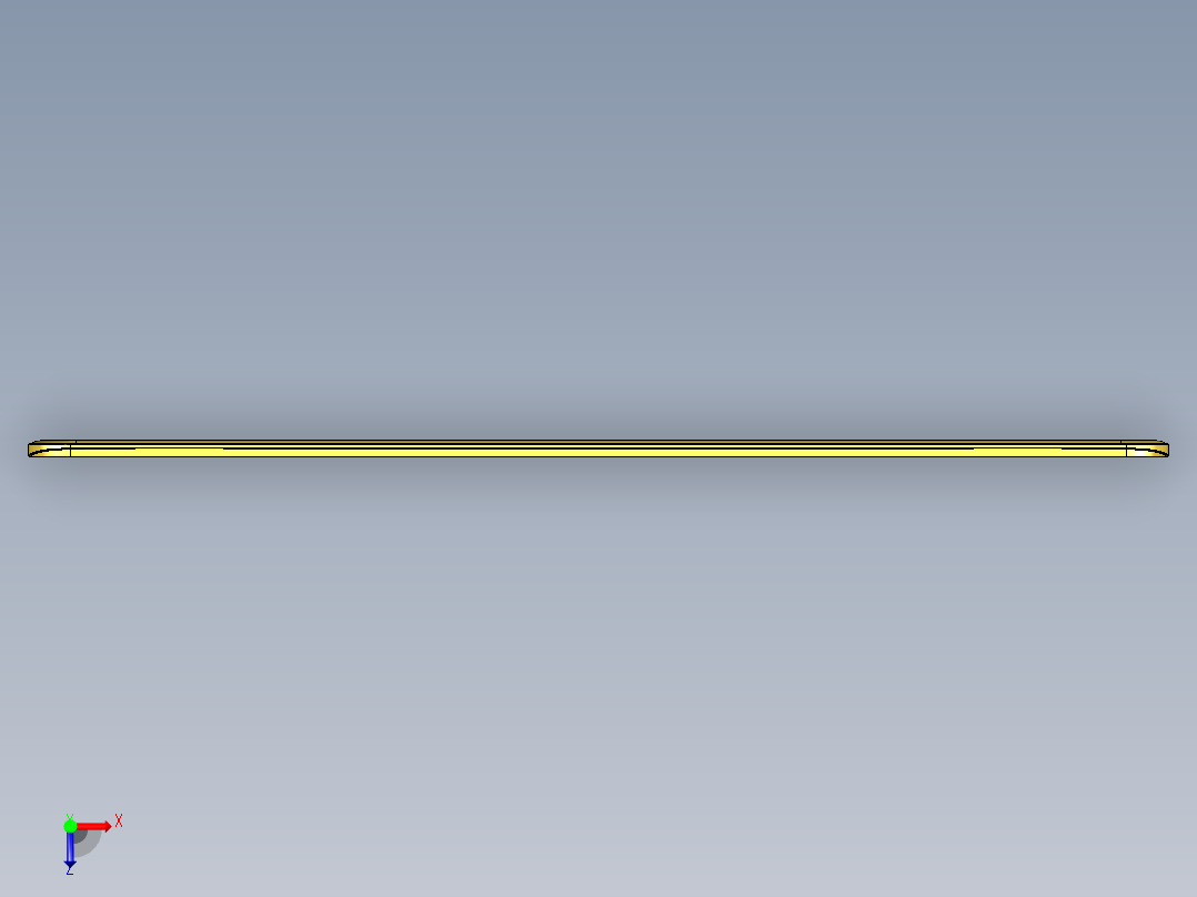 笔记本外壳A面铣墙高避位程序模型俯视图