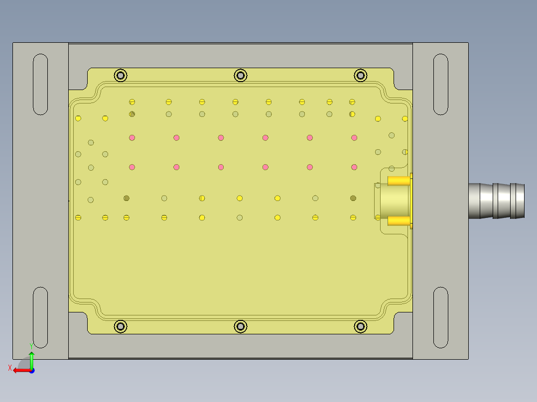 Nakia14 N7-笔记本CNC工装夹具三维模型D-CNC1-200709 (2)后视图
