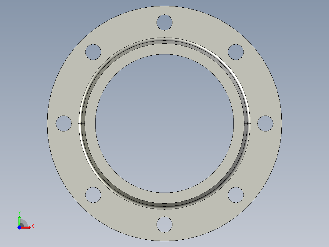 减速器零部件建模前视图