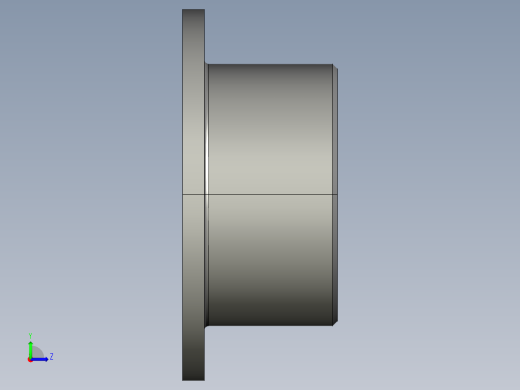减速器零部件建模左视缩略图
