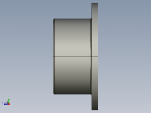 减速器零部件建模右视缩略图