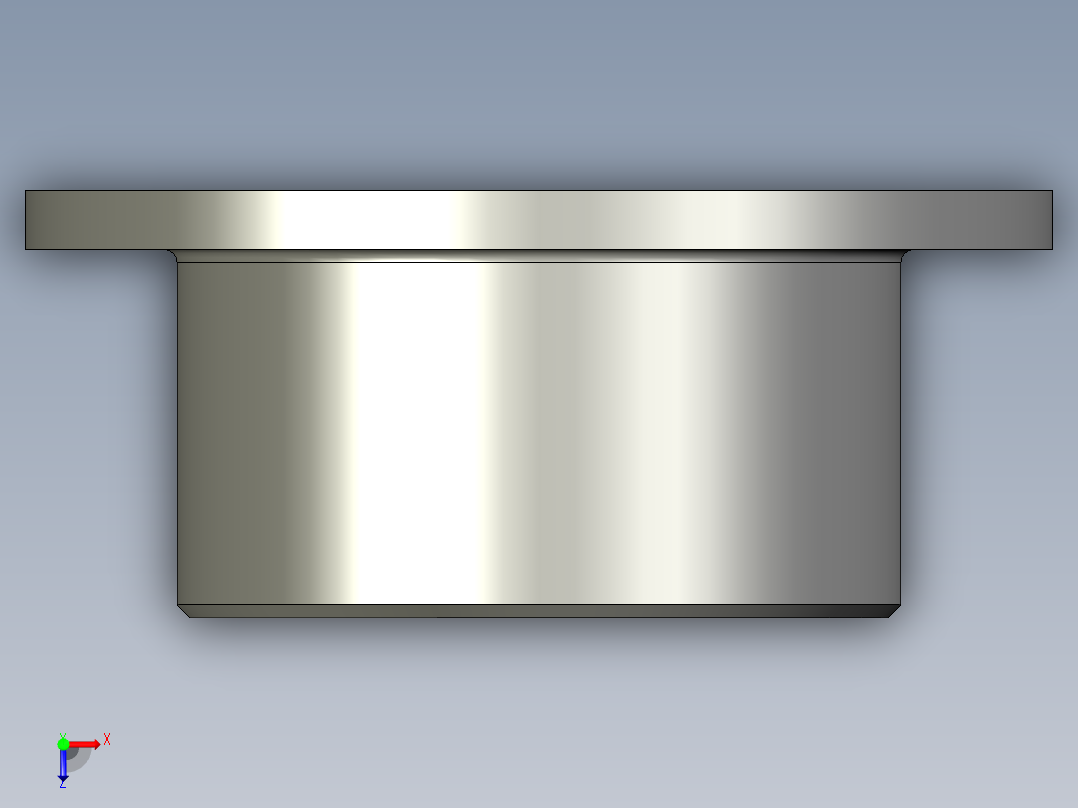 减速器零部件建模俯视图