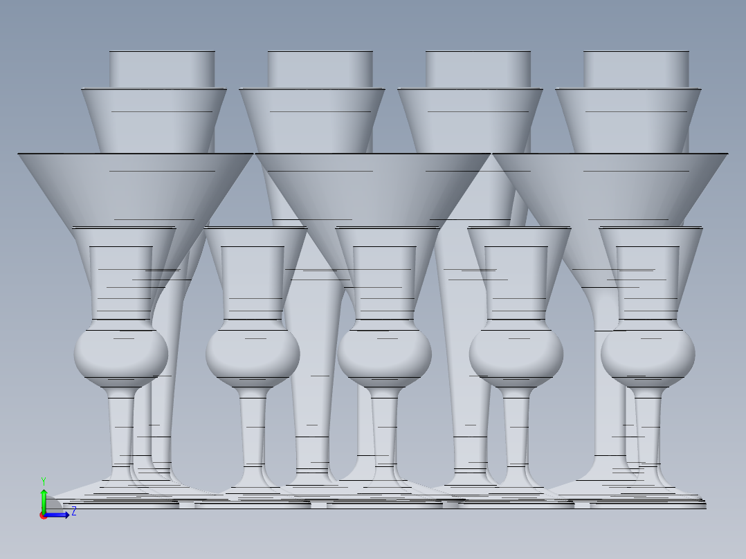 玻璃器子、杯子(14)左视图