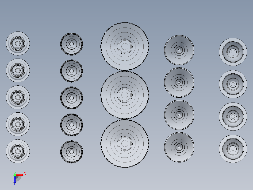 玻璃器子、杯子(14)俯视图
