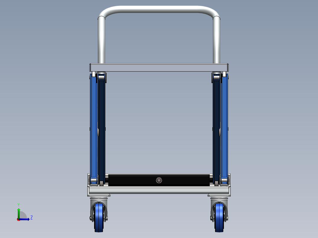 A3004179-剪刀式升降手推车左视图