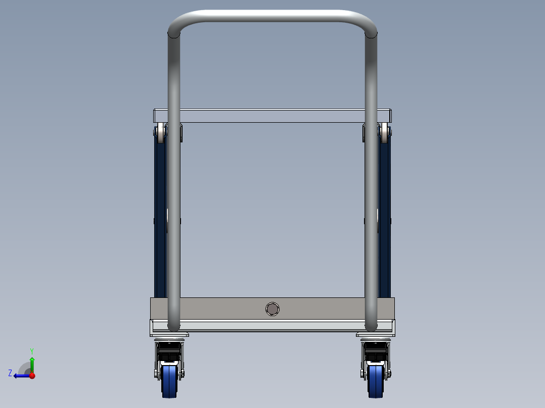 A3004179-剪刀式升降手推车右视图