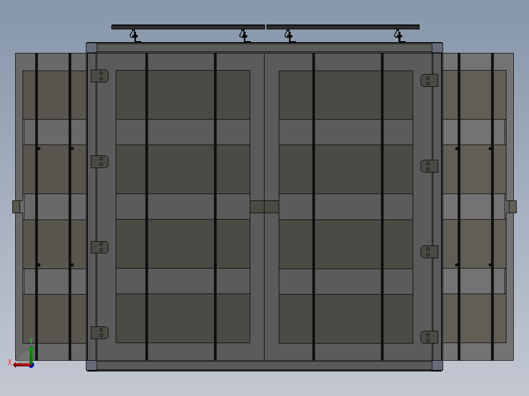 A0003696-SCIF 太阳能设计与40英尺集装箱后视图