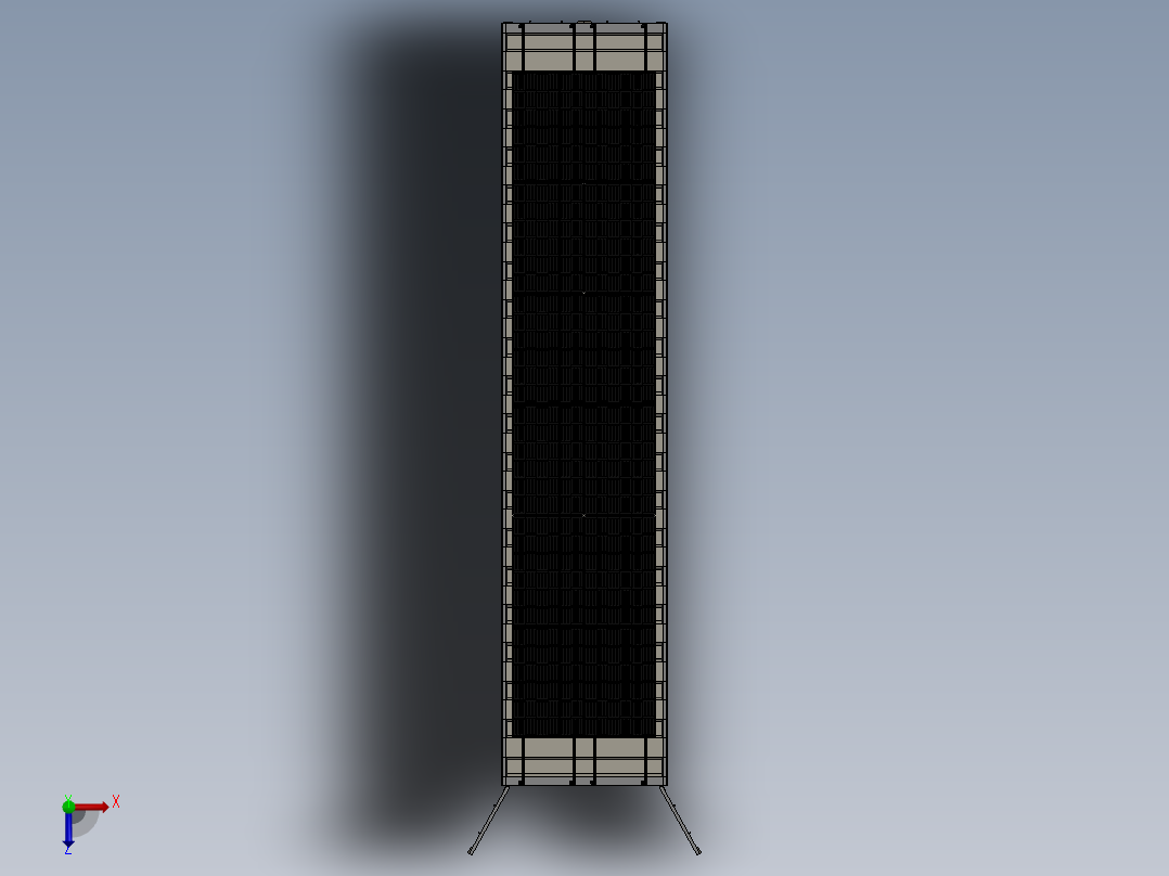A0003696-SCIF 太阳能设计与40英尺集装箱俯视图