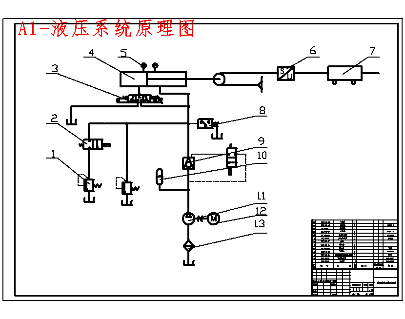 大巷带式输送机的选型及其自动张进装置设计含开题及7张CAD图