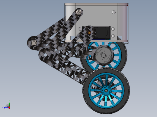 基于STM32的平衡车设计3D图纸 Solidworks设计右视缩略图