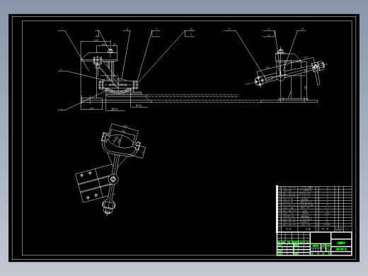 钉磨机床结构设计及优化含3张CAD图