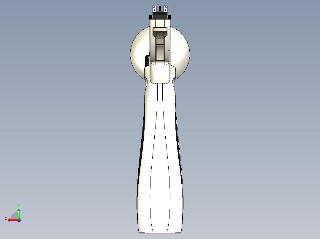 手枪左轮冲锋枪老式狙击步枪设计3D图纸smith wesson SW igs x_t后视图
