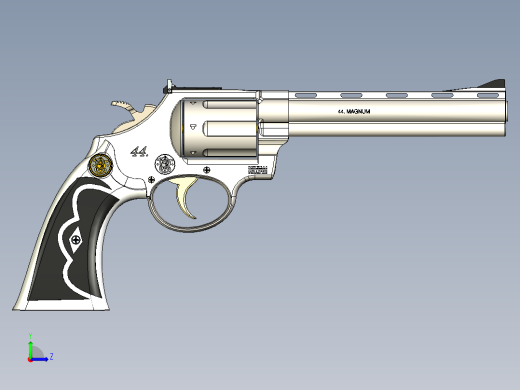 手枪左轮冲锋枪老式狙击步枪设计3D图纸smith wesson SW igs x_t左视缩略图