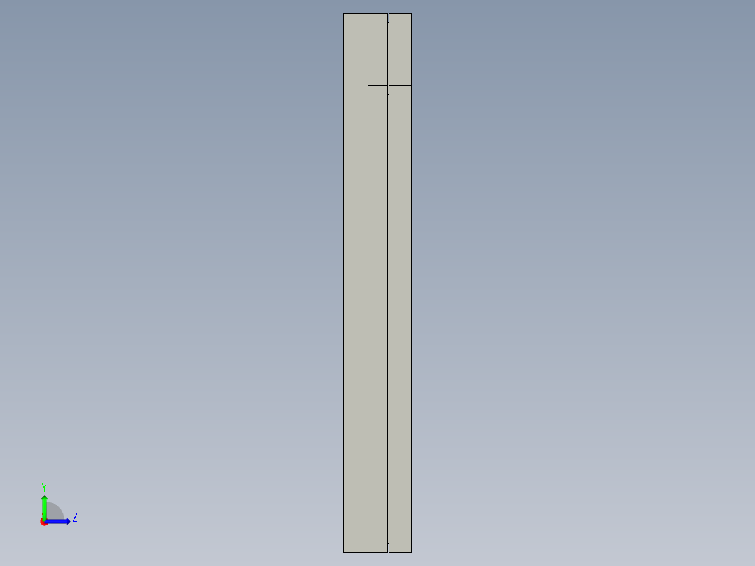 光电开关反射板E39-R1(OMRON)左视图