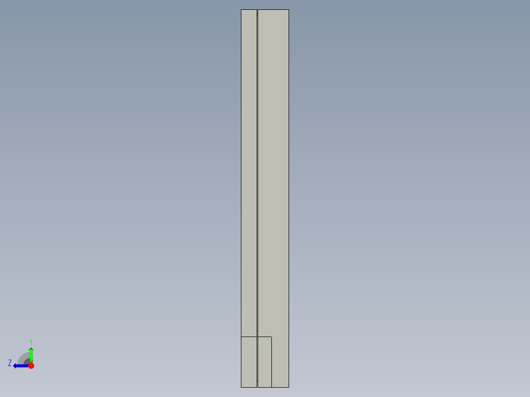 光电开关反射板E39-R1(OMRON)右视图