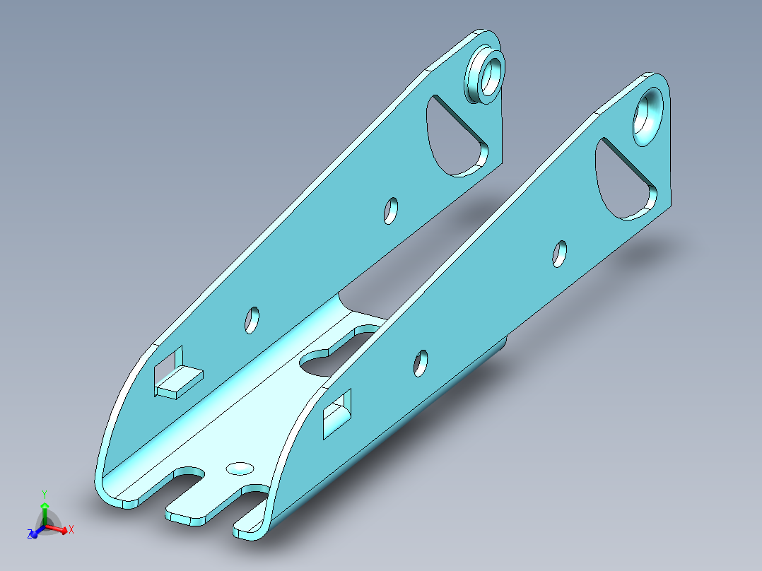 冷柜门铰链主体