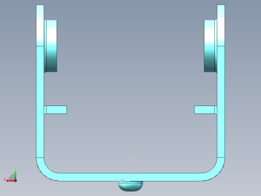 冷柜门铰链主体后视缩略图