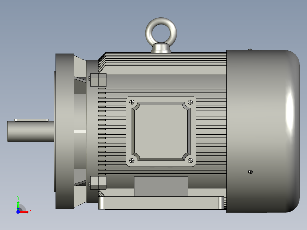 Y2系列B35型三相异步电动机Y2225M-4前视图