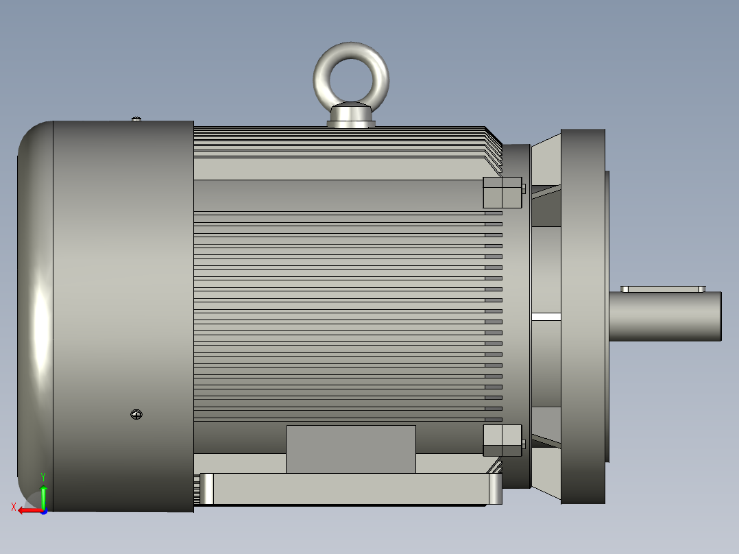 Y2系列B35型三相异步电动机Y2225M-4后视图