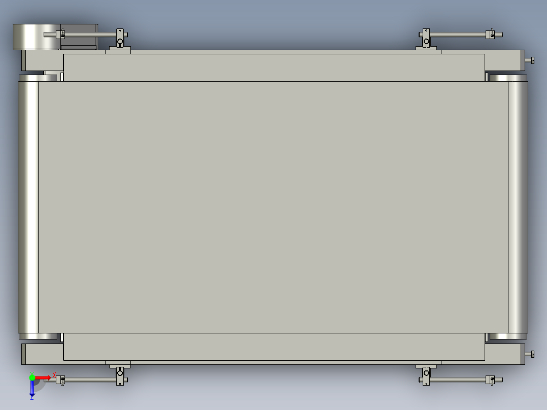 自动检重秤模型俯视图