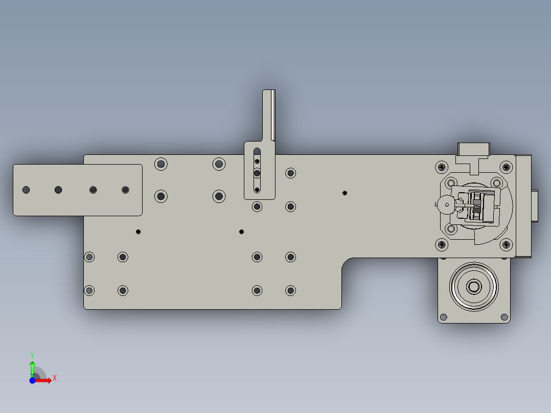 单轴绕线机S01A-F01-0000一轴机绕排线组前视图