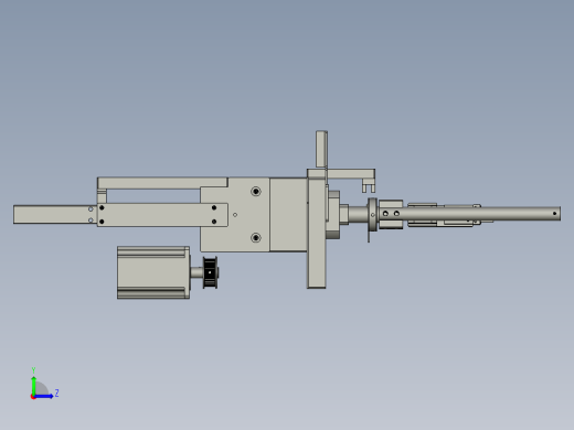 单轴绕线机S01A-F01-0000一轴机绕排线组左视缩略图