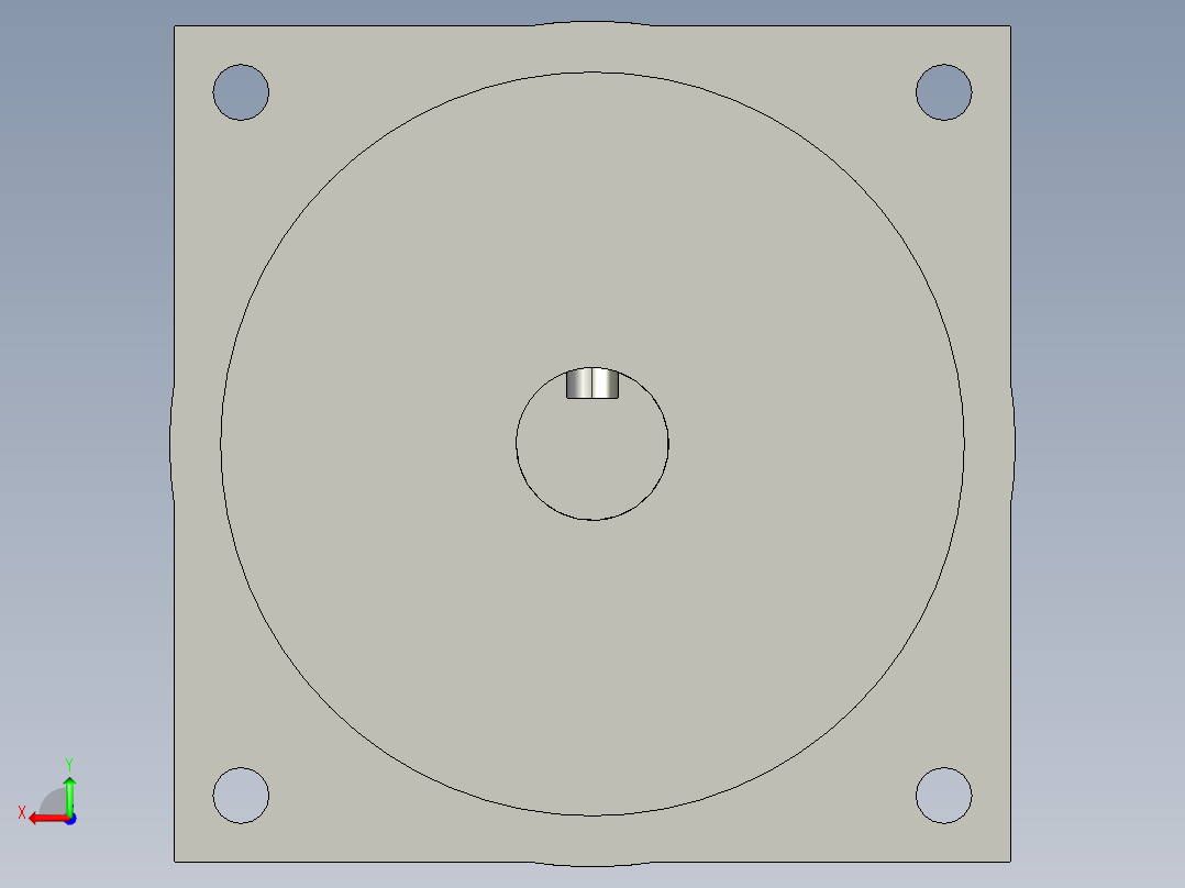 机械臂第三节步进电机FL86BYG94后视图