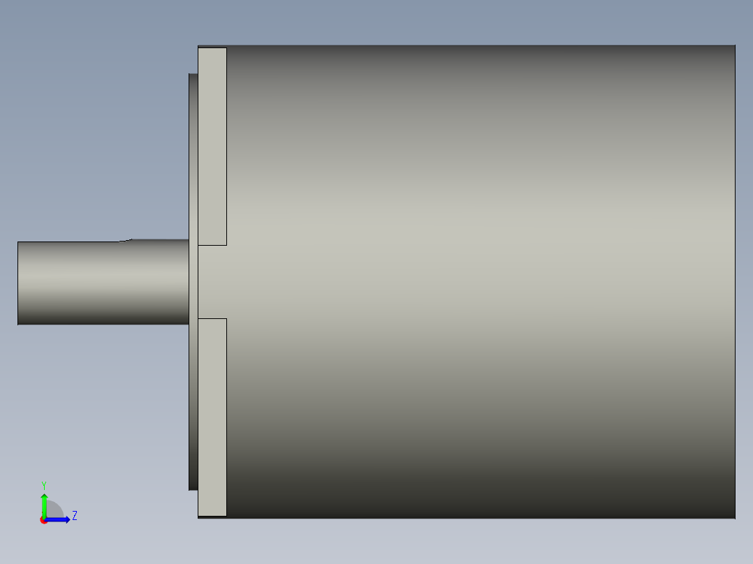 机械臂第三节步进电机FL86BYG94左视图