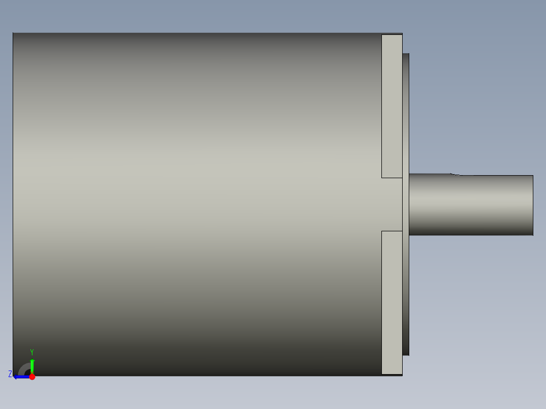 机械臂第三节步进电机FL86BYG94右视图