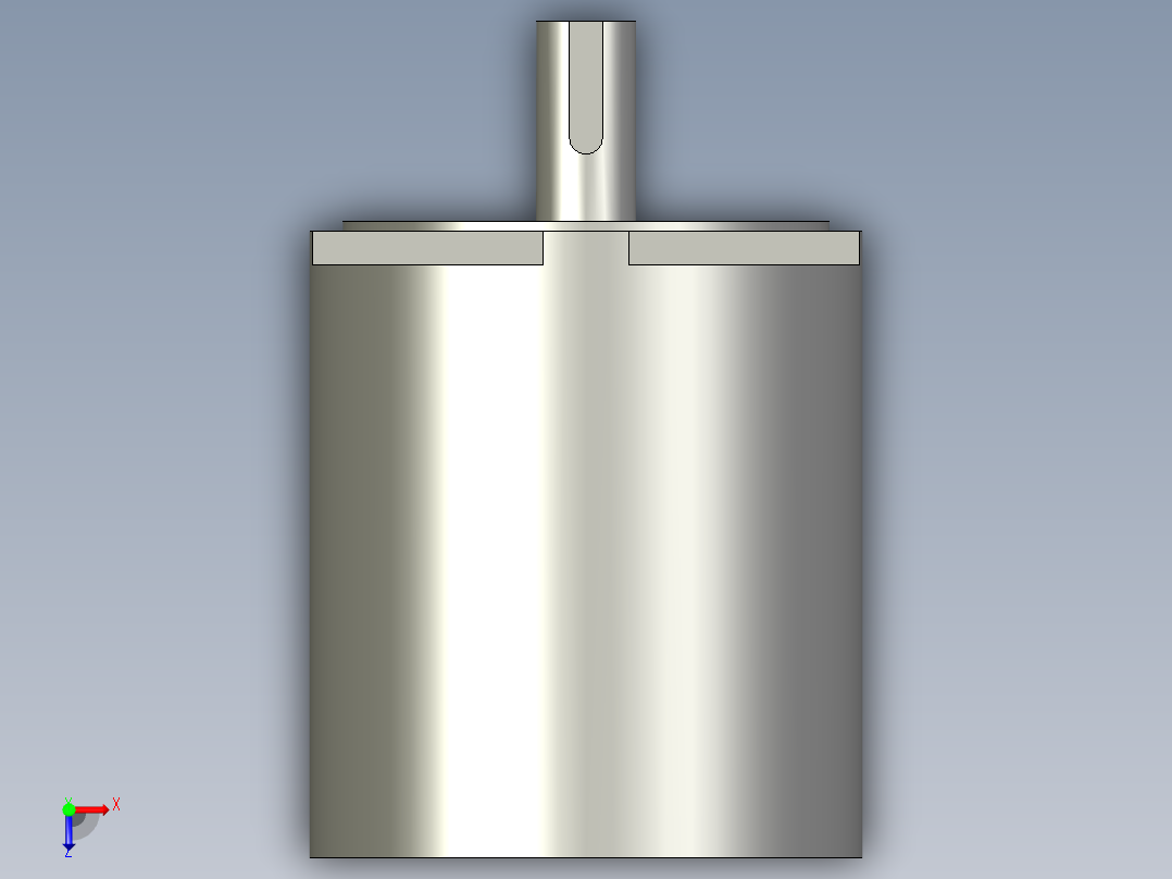 机械臂第三节步进电机FL86BYG94俯视图