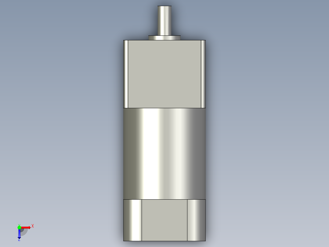 120W调速马达(永坤)俯视图