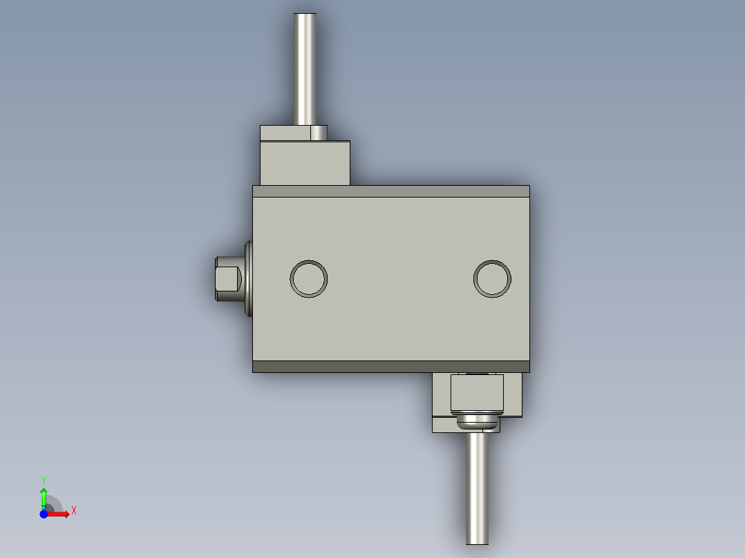 气缸SDA12x10S前视图