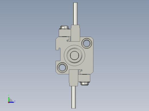 气缸SDA12x10S左视缩略图