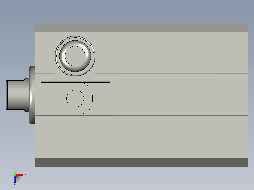 气缸SDA12x10S俯视图