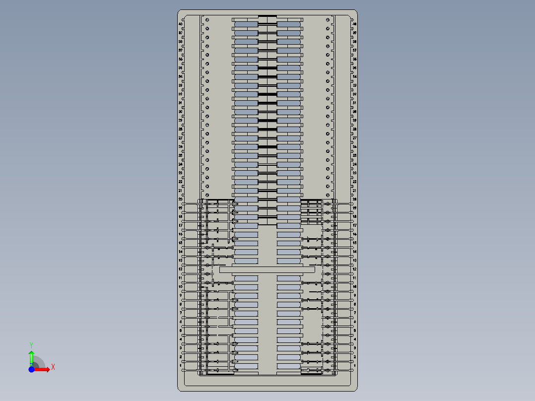 B电芯料盒OM前视图