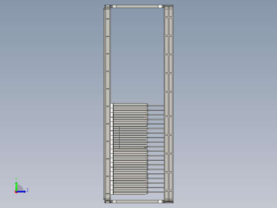 B电芯料盒OM左视图