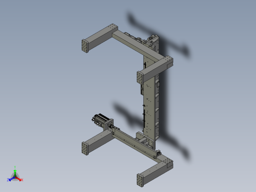 TBN-XY轴组180112-KSRB正等轴测缩略图