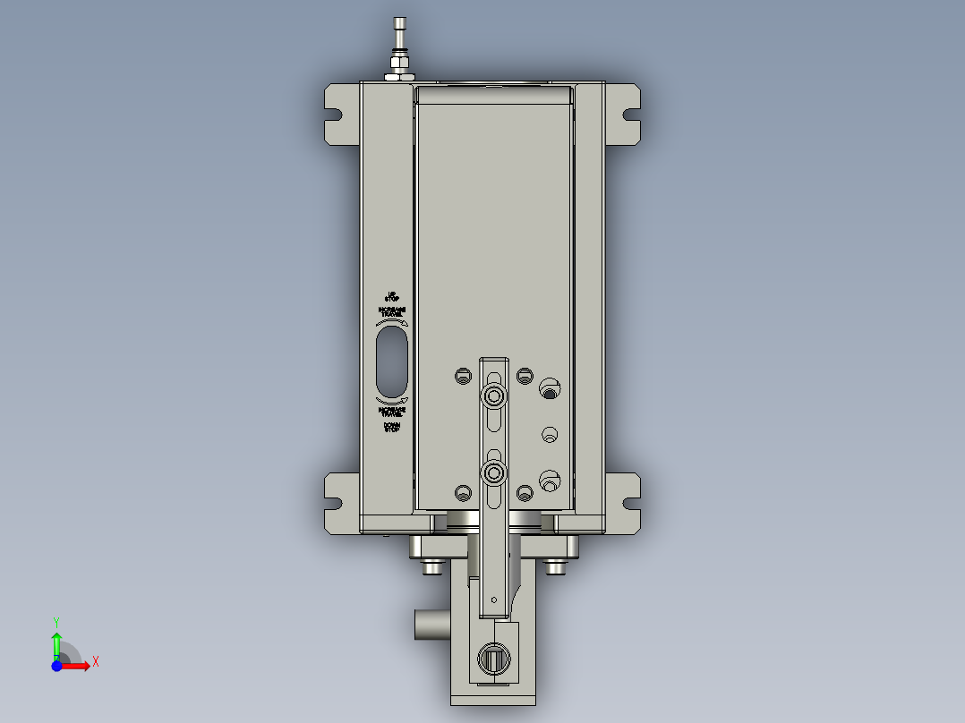 中心对称底座焊机0前视图