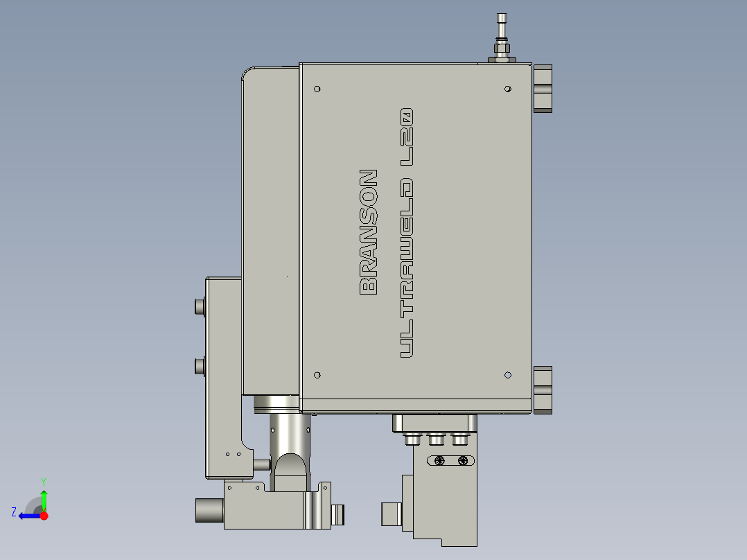 中心对称底座焊机0右视图