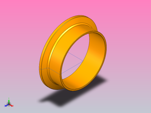 快装头Φ63正等轴测缩略图